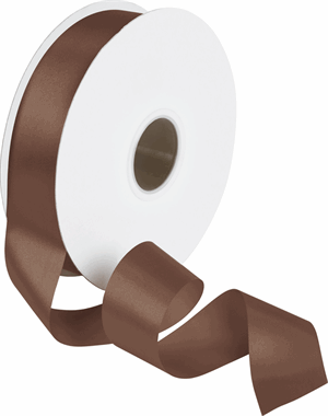 Double Face Chocolate Satin Ribbon 1 1/2