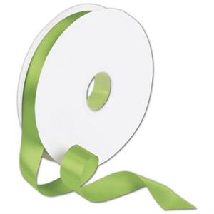 Double Face Apple Green Satin Ribbon 7/8