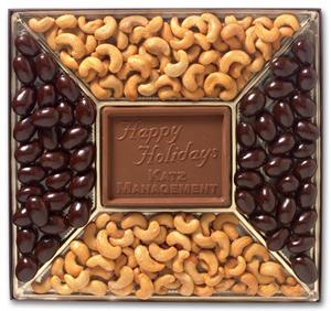 108691 Chocolate Covered Almonds & Cashews w/ Milk Chocolate  11 1/4