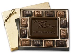 108715 Dark Chocolate Truffle Gift Box 8 oz.