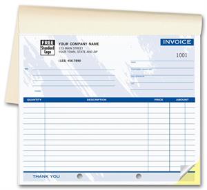 108TB Invoices Small Lined Book 8 1/2 x 7