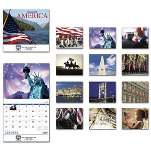 109372 2019 Celebrate America Wall Calendars 11 x 19