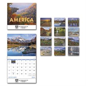 109373 2019 Landscapes Of America Wall Calendars 11 x 19