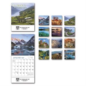 109383 2019 Glorious Getaways Miniature Calendars 6 x 13