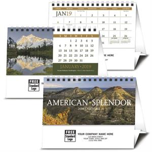 109389 2019 American Splendor Desk Calendars 6 x 4 1/2