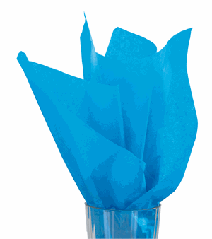 480 Sheets Solid Tissue Paper Fiesta Blue 20 x 30