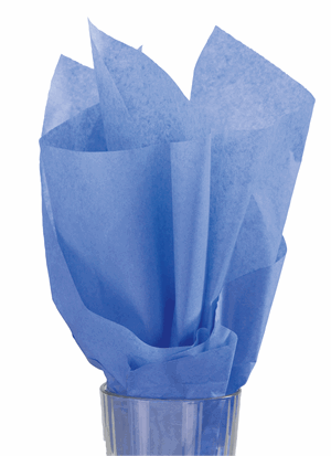 480 Sheets Solid Tissue Paper Iris Blue 20 x 30