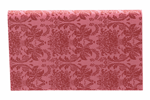 200 Sheets Pompeian Red Damask Tissue Paper 20 x 30