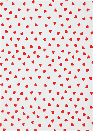 240 Sheets Contemporary Hearts Tissue Paper 20 x 30
