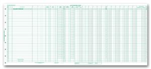 111021N General Expense Journal for One Writes 25 3/8 x 11