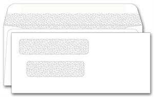 115041N Double Window Envelope 8 x 3 1/2