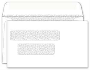 116NE Double Window Envelope Personal Check 6 1/8 x 3 9/16