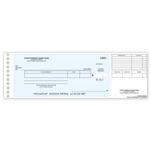 118011N Long Stub Disbursement Checks 7 1/8 X 3 3/10