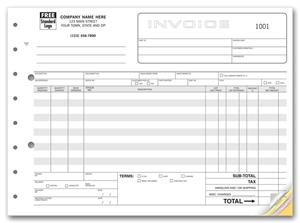 119 Classic Wide Body Wholesalers Invoices 11 x 8 1/2