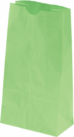 500 Lime Green SOS Bags 4 1/4 x 2 3/8 x 8 3/16