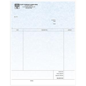 12052G Laser Professional Invoice Parchment 8 1/2 x 11