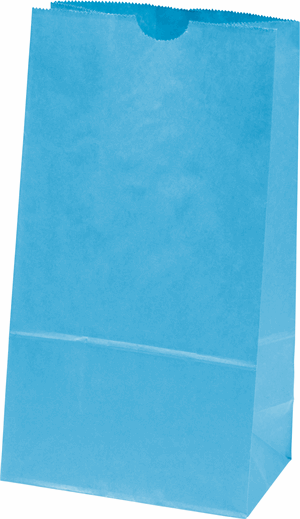 500 Sky Blue SOS Bags 6 x 3 5/8 x 11 1/16