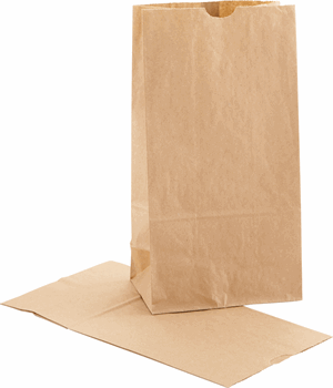 500 Kraft SOS Bags 6 x 3 5/8 x 11 1/16