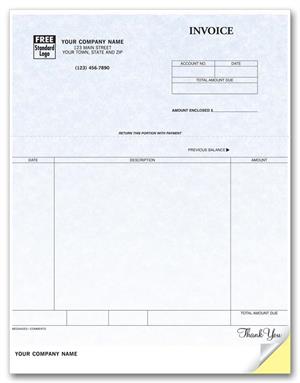 12351G Invoices Laser Parchment 8 1/2 x 11