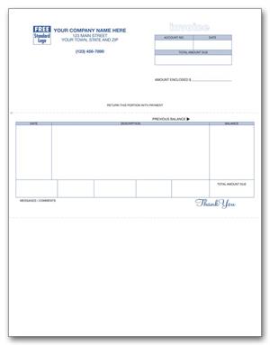 12352 Classic Laser Inkjet Invoice 8 1/2 x 7