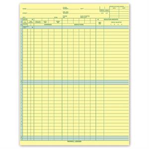 125031N Topwrite Payroll Ledger 11 x 8 1/2