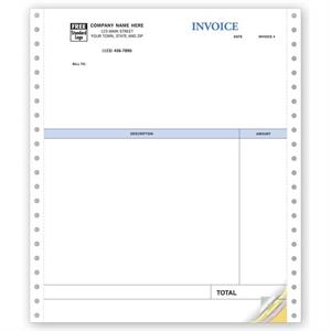 13052 Invoices Professional Continuous Classic 8 1/2 x 11