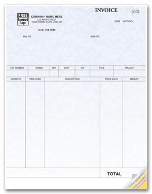 13055G Product Invoices Laser Parchment 8 1/2 x 11