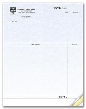 13056G Invoices Professional Laser Parchment 8 1/2 x 11