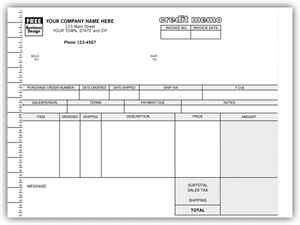 13178 Classic Continuous Multipurpose Form 8 1/2 x 7