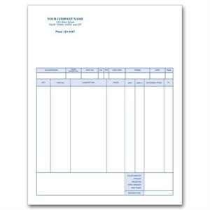 13247 Classic Laser Inkjet Invoice 8 1/2 x 11