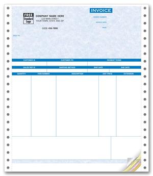 13340G Product Invoices Continuous Parchment 8 1/2 x 11