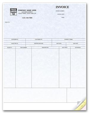 13343G Product Invoices Laser Parchment 8 1/2 x 11