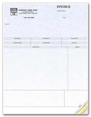 13344G Service Invoices Laser Parchment 8 1/2 x 11