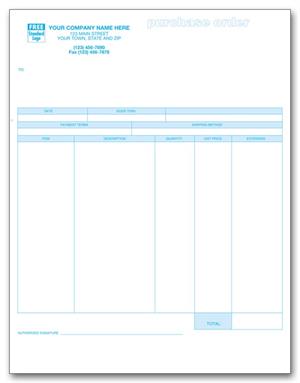 13345 Classic Laser Inkjet Purchase Order 8 1/2 x 11