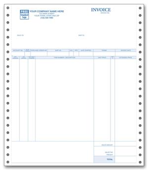 13386 Invoice 9 1/2 X 11