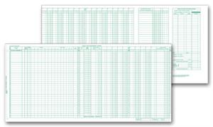 134021N Top Payroll/Expense Journal 23 1/2 x 11