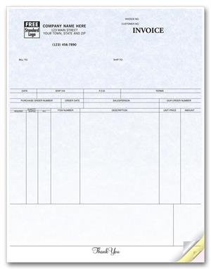 13429G Invoices Laser Parchment 8 1/2 x 11