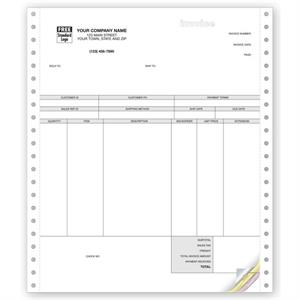 13477 Continuous Classic Product Invoices 8 1/2 x 11