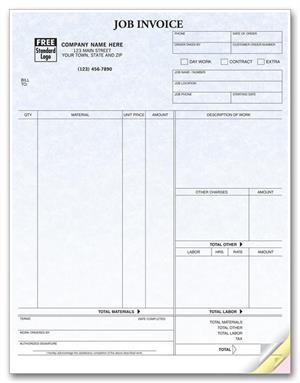 13494G Job Invoices Laser Parchment 8 1/2 x 11