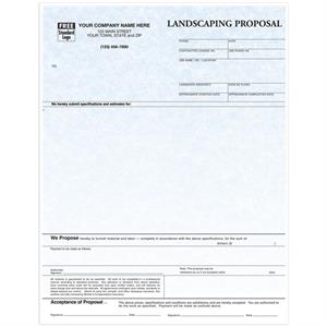 13635G Laser Landscaping Proposal Parchment 8 1/2 x 11