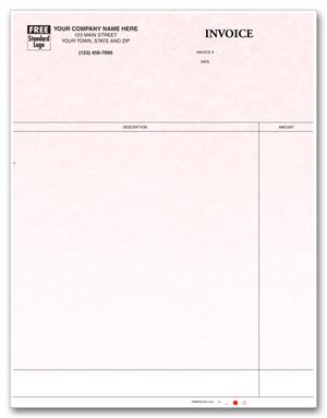 13665G Laser Professional Invoice Parchment 8 1/2 x 11