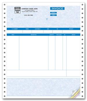 13707G Product Invoices Continuous Parchment 8 1/2 x 11