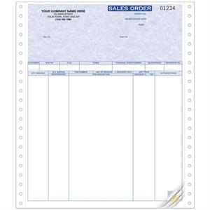 13877G Continuous Sales Order Parchment 8 1/2 x 11