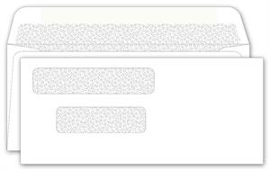 141041N Double Window Envelope 3 1/2 x 8