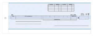 150NC-D Payroll Cash Disbursement Center Check 3 1/4 x 9 1/8