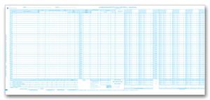 150NJ Payroll Cash Disbursement Maximum Columns Journal 24 1/2 x 11