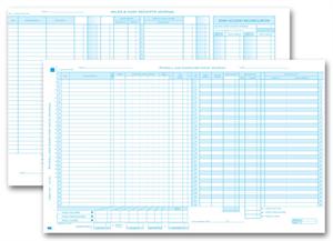 151NJ Combination Payroll And Disbursement Computer Input Journal 17 1/2 X 11