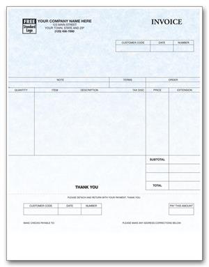 15520G Laser Invoice Parchment 8 1/2 x 11