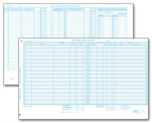 191NJ Computer Input Sales & Cash Receipts Journal 17 1/2 X 11