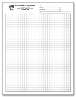 204 Graph Papers Standard 1/4